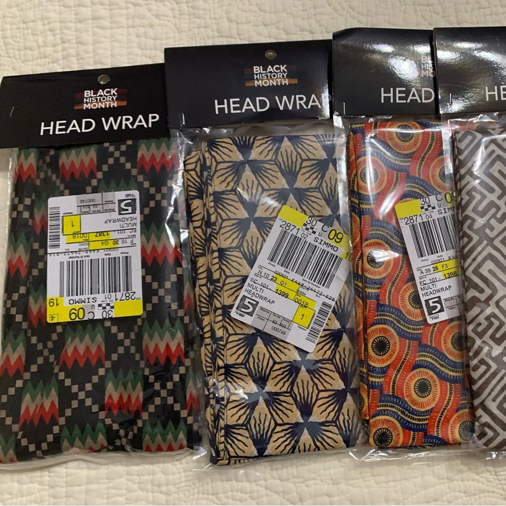 Stylish Patterned Head Wrap Set